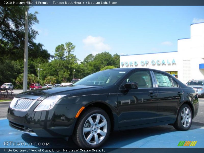 Tuxedo Black Metallic / Medium Light Stone 2010 Mercury Milan I4 Premier