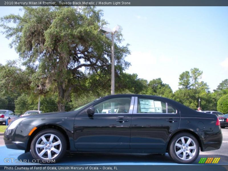 Tuxedo Black Metallic / Medium Light Stone 2010 Mercury Milan I4 Premier