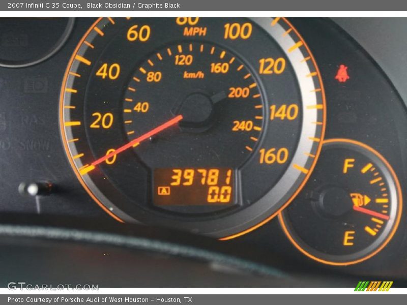 Black Obsidian / Graphite Black 2007 Infiniti G 35 Coupe