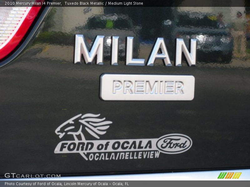 Tuxedo Black Metallic / Medium Light Stone 2010 Mercury Milan I4 Premier