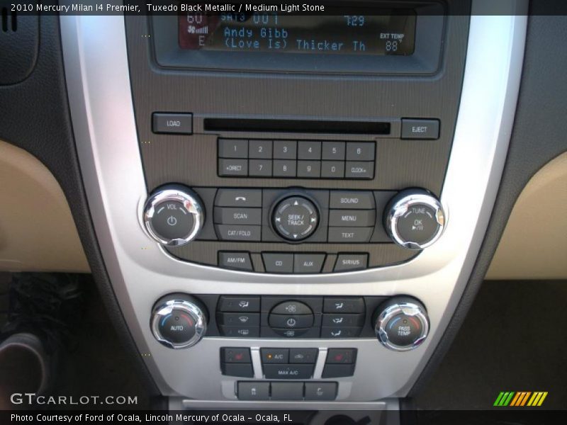 Tuxedo Black Metallic / Medium Light Stone 2010 Mercury Milan I4 Premier