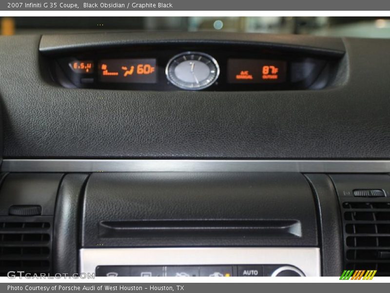 Black Obsidian / Graphite Black 2007 Infiniti G 35 Coupe