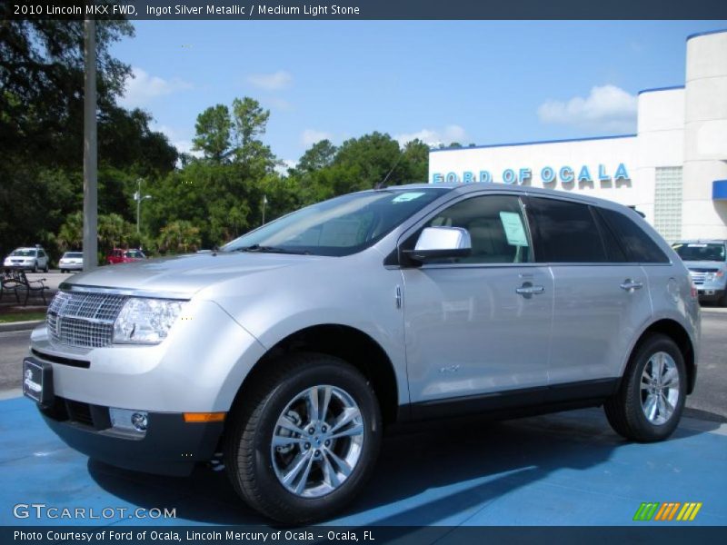 Ingot Silver Metallic / Medium Light Stone 2010 Lincoln MKX FWD