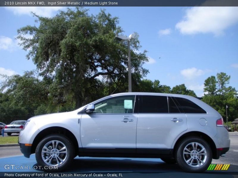 Ingot Silver Metallic / Medium Light Stone 2010 Lincoln MKX FWD