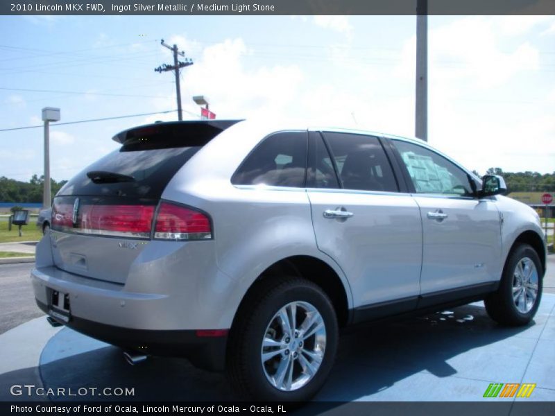 Ingot Silver Metallic / Medium Light Stone 2010 Lincoln MKX FWD