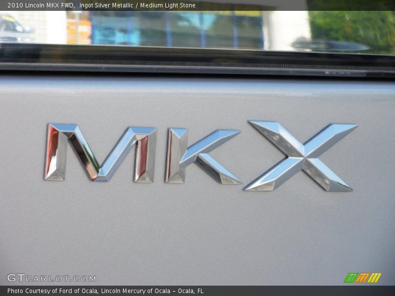 Ingot Silver Metallic / Medium Light Stone 2010 Lincoln MKX FWD