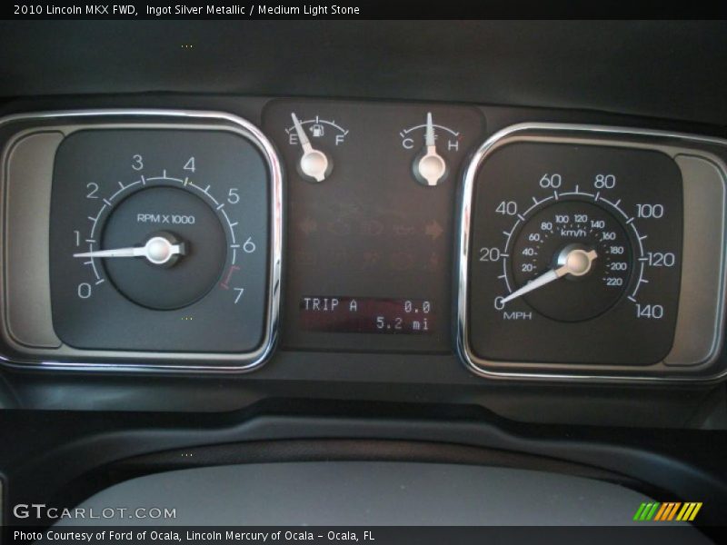 Ingot Silver Metallic / Medium Light Stone 2010 Lincoln MKX FWD