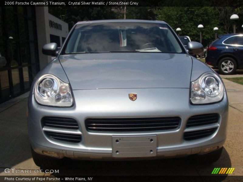 Crystal Silver Metallic / Stone/Steel Grey 2006 Porsche Cayenne S Titanium