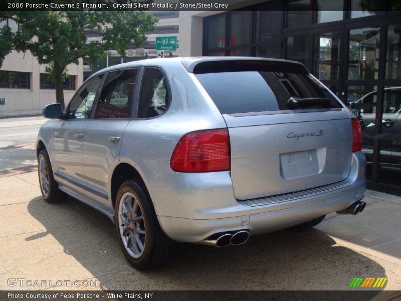Crystal Silver Metallic / Stone/Steel Grey 2006 Porsche Cayenne S Titanium