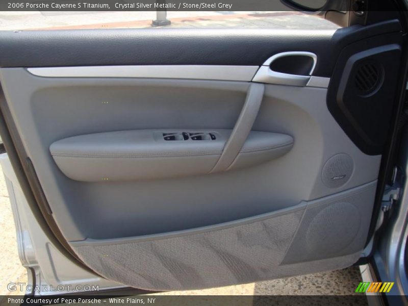 Crystal Silver Metallic / Stone/Steel Grey 2006 Porsche Cayenne S Titanium
