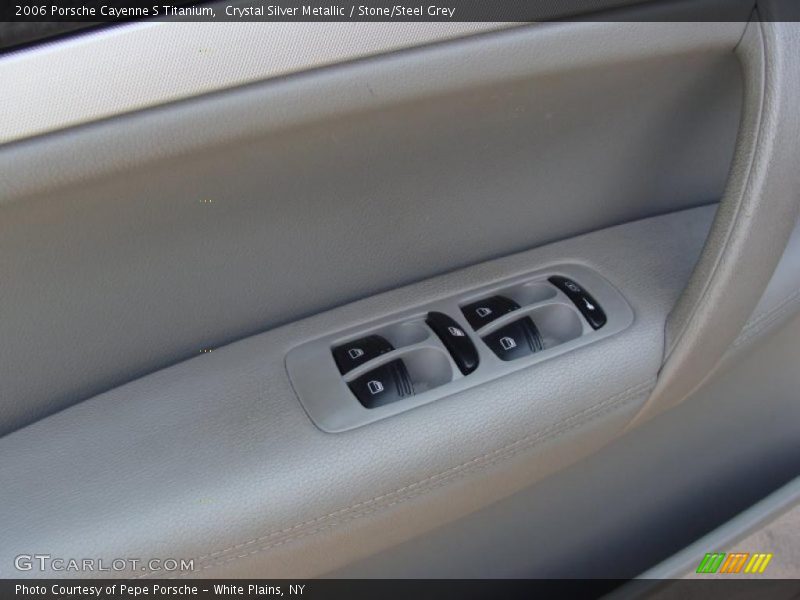 Crystal Silver Metallic / Stone/Steel Grey 2006 Porsche Cayenne S Titanium