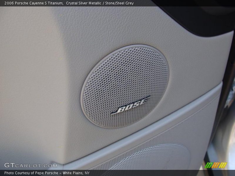Crystal Silver Metallic / Stone/Steel Grey 2006 Porsche Cayenne S Titanium