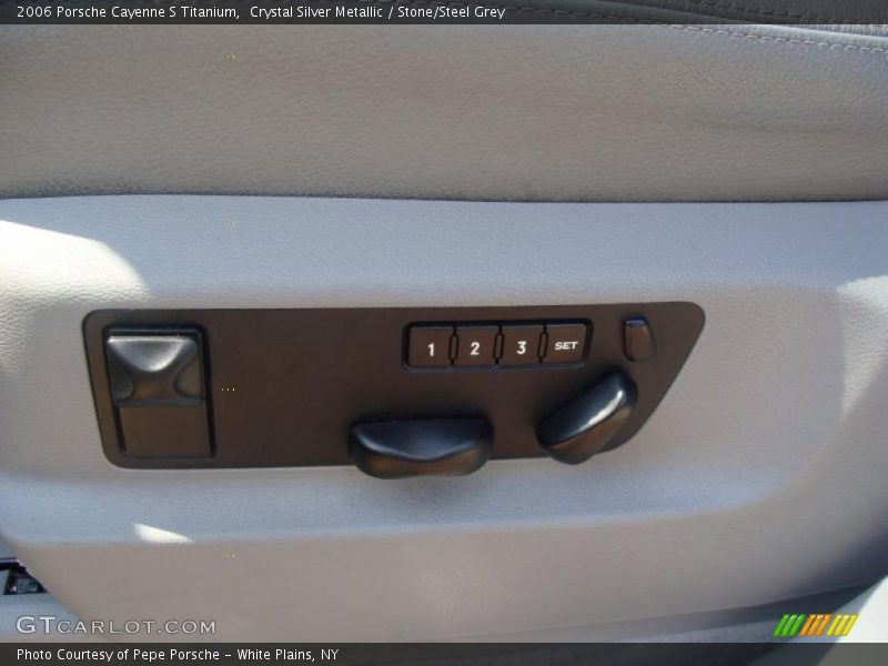 Crystal Silver Metallic / Stone/Steel Grey 2006 Porsche Cayenne S Titanium