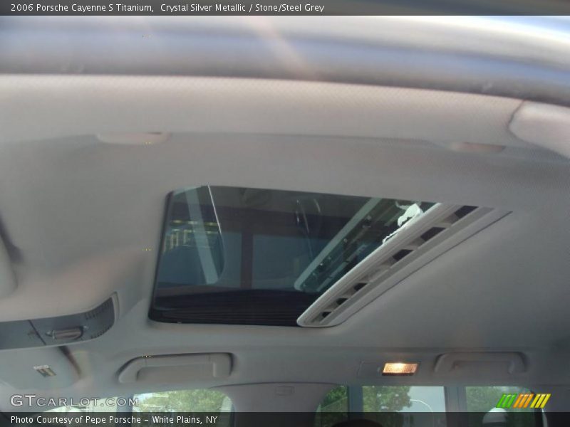Crystal Silver Metallic / Stone/Steel Grey 2006 Porsche Cayenne S Titanium