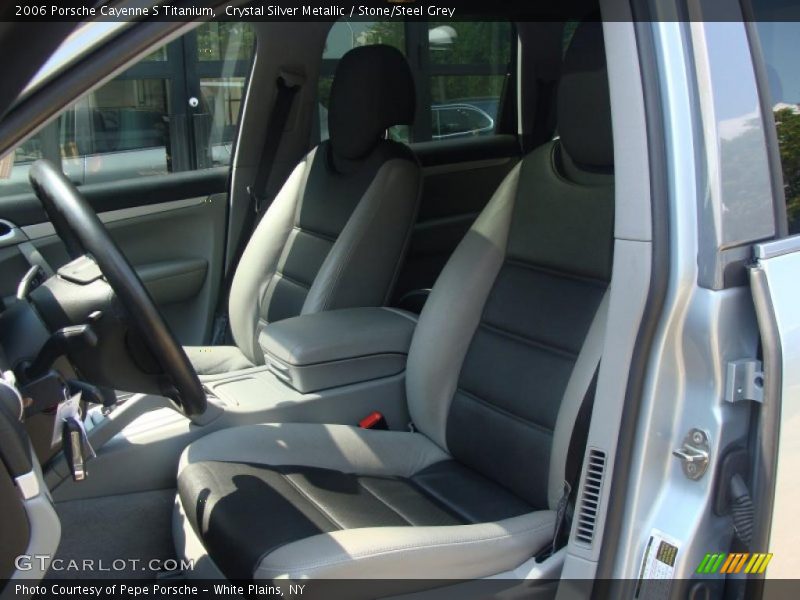 Crystal Silver Metallic / Stone/Steel Grey 2006 Porsche Cayenne S Titanium