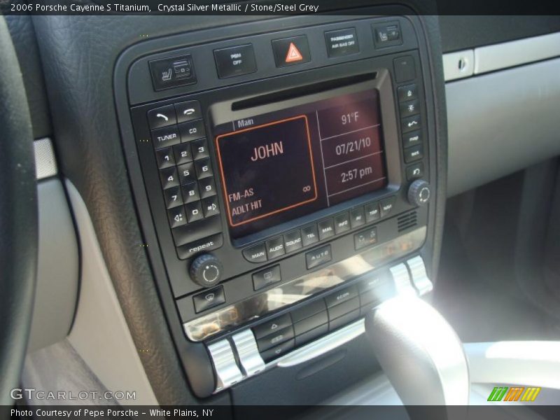 Crystal Silver Metallic / Stone/Steel Grey 2006 Porsche Cayenne S Titanium