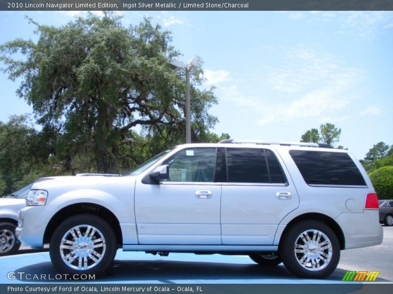 Ingot Silver Metallic / Limited Stone/Charcoal 2010 Lincoln Navigator Limited Edition