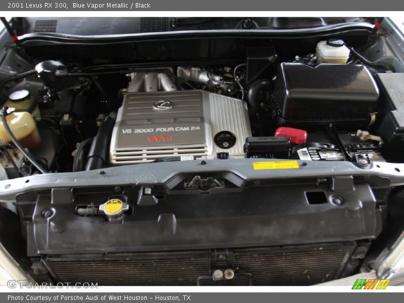 Blue Vapor Metallic / Black 2001 Lexus RX 300