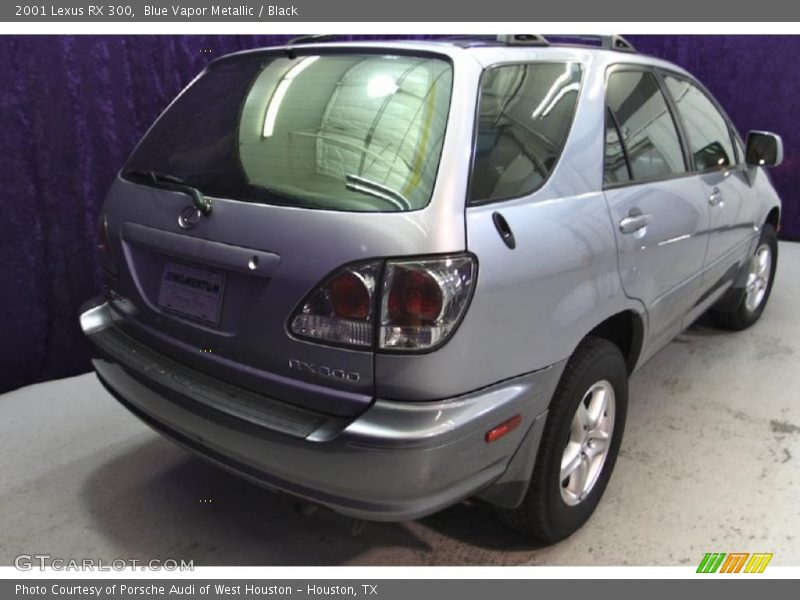 Blue Vapor Metallic / Black 2001 Lexus RX 300