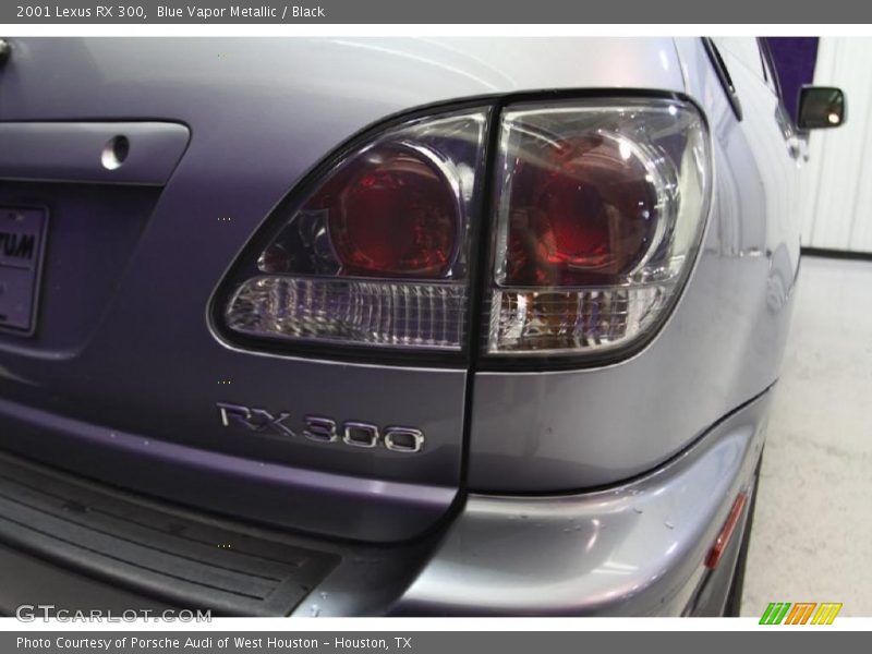 Blue Vapor Metallic / Black 2001 Lexus RX 300