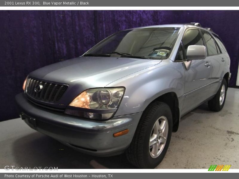 Blue Vapor Metallic / Black 2001 Lexus RX 300