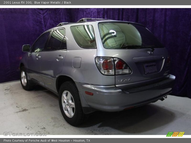 Blue Vapor Metallic / Black 2001 Lexus RX 300