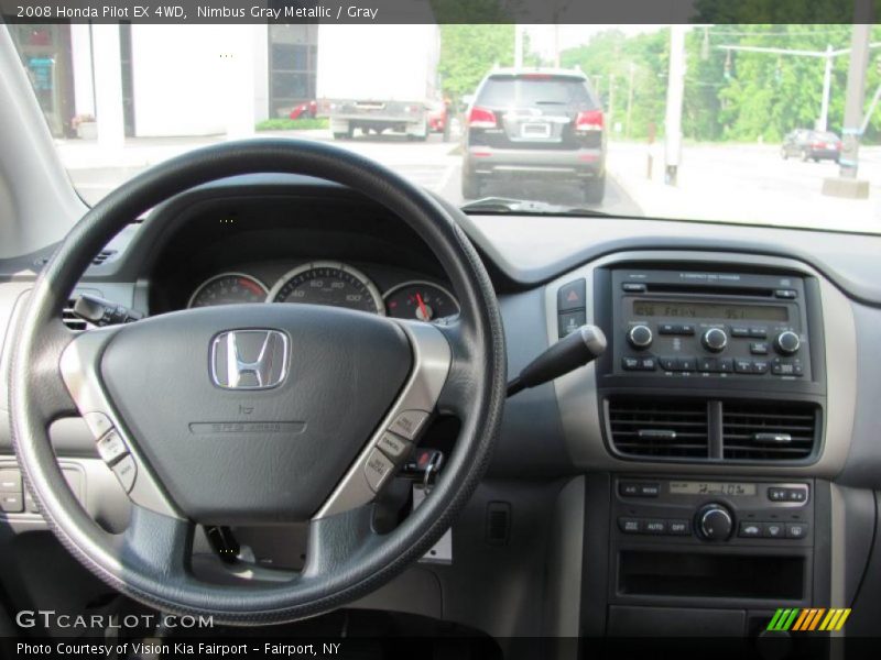 Nimbus Gray Metallic / Gray 2008 Honda Pilot EX 4WD