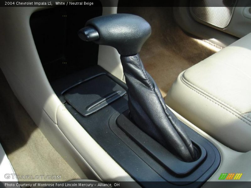 White / Neutral Beige 2004 Chevrolet Impala LS