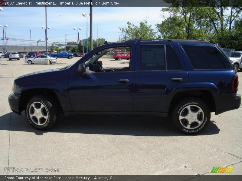 Imperial Blue Metallic / Light Gray 2007 Chevrolet TrailBlazer LS