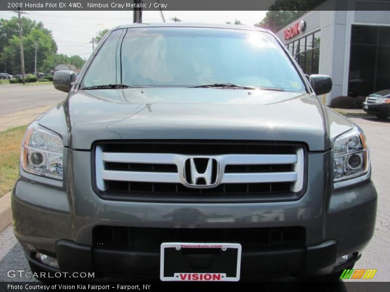 Nimbus Gray Metallic / Gray 2008 Honda Pilot EX 4WD