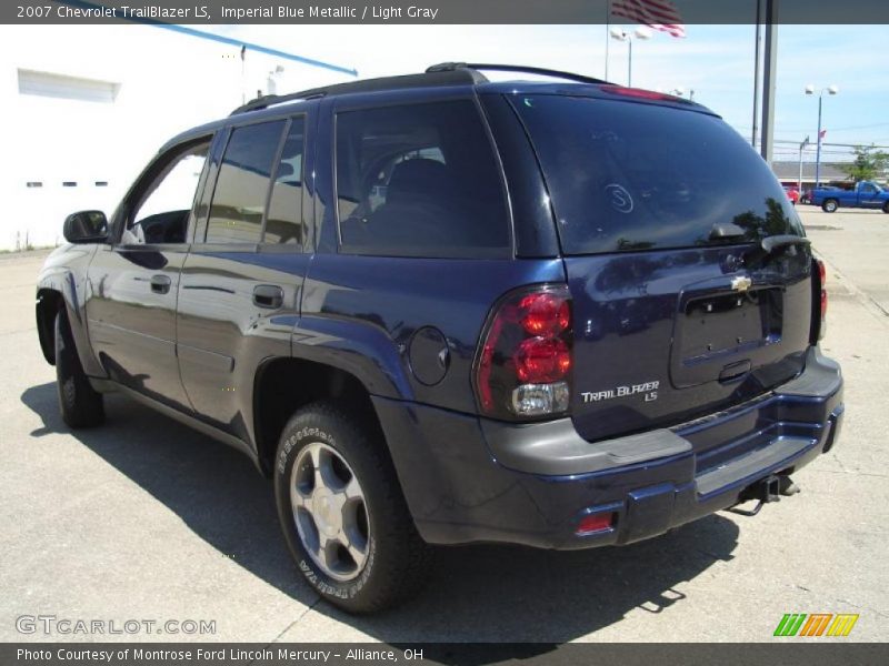 Imperial Blue Metallic / Light Gray 2007 Chevrolet TrailBlazer LS