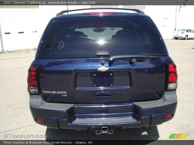 Imperial Blue Metallic / Light Gray 2007 Chevrolet TrailBlazer LS