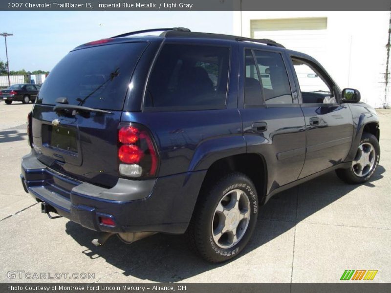Imperial Blue Metallic / Light Gray 2007 Chevrolet TrailBlazer LS