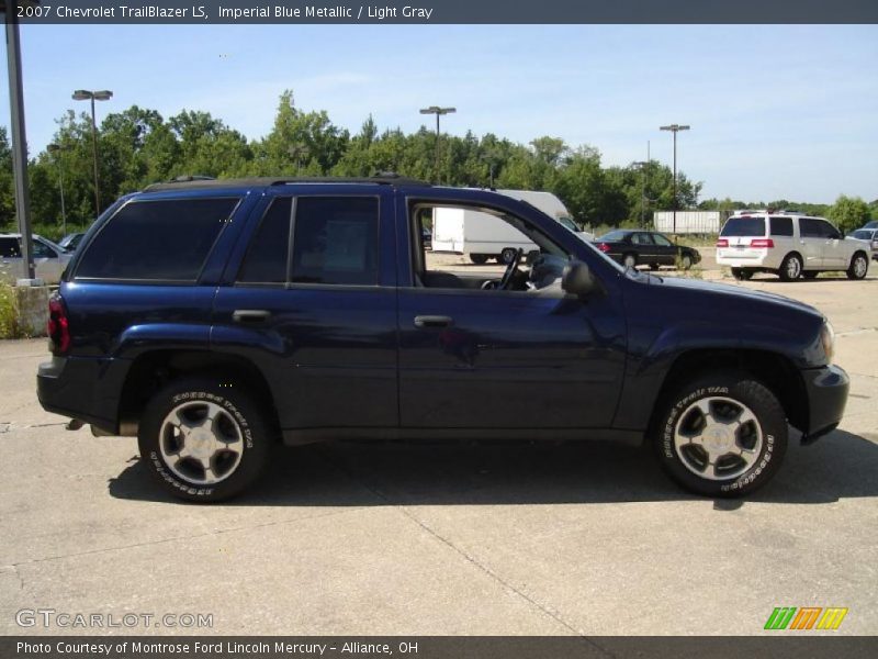 Imperial Blue Metallic / Light Gray 2007 Chevrolet TrailBlazer LS