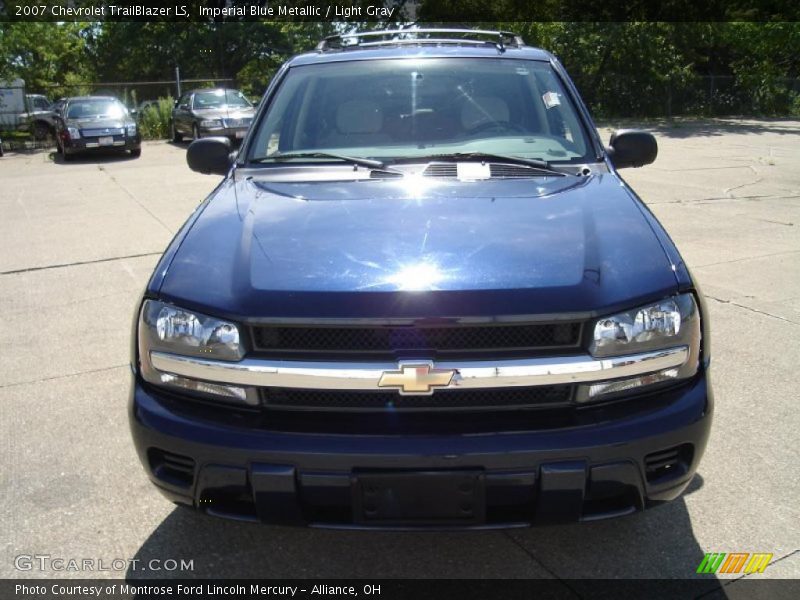 Imperial Blue Metallic / Light Gray 2007 Chevrolet TrailBlazer LS