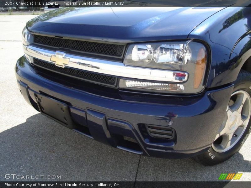Imperial Blue Metallic / Light Gray 2007 Chevrolet TrailBlazer LS