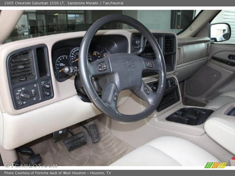 Sandstone Metallic / Tan/Neutral 2005 Chevrolet Suburban 1500 LT