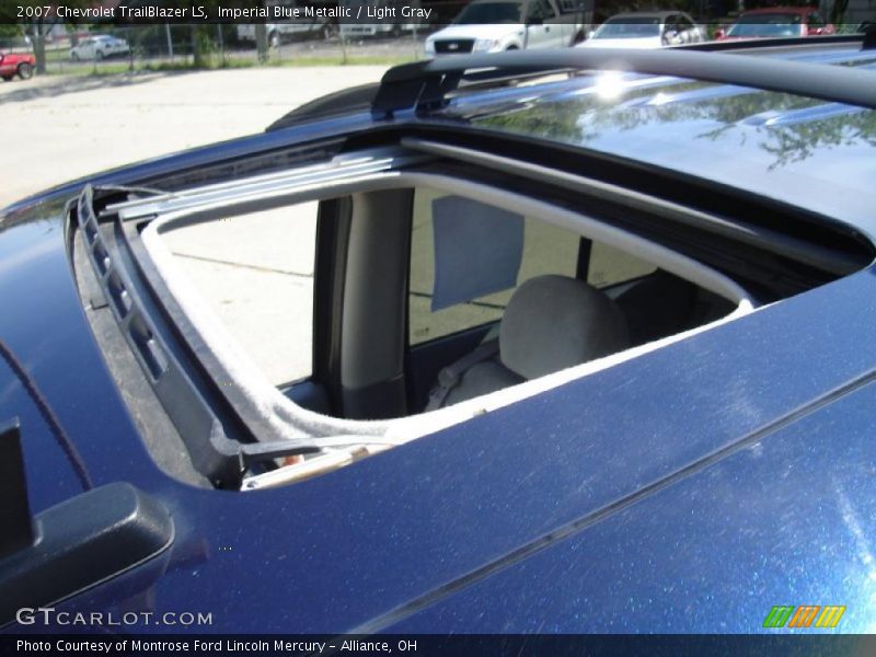 Imperial Blue Metallic / Light Gray 2007 Chevrolet TrailBlazer LS