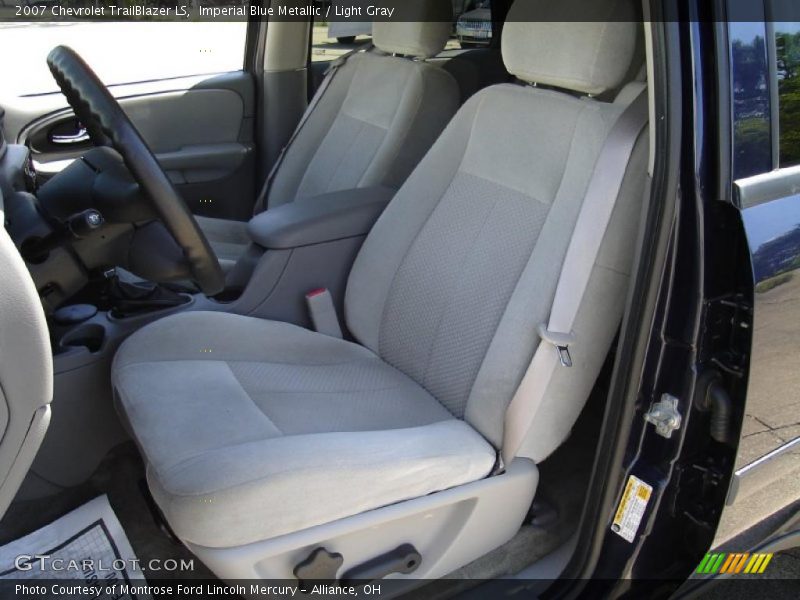 Imperial Blue Metallic / Light Gray 2007 Chevrolet TrailBlazer LS