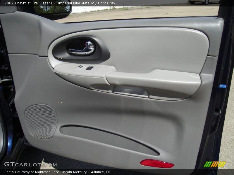Imperial Blue Metallic / Light Gray 2007 Chevrolet TrailBlazer LS