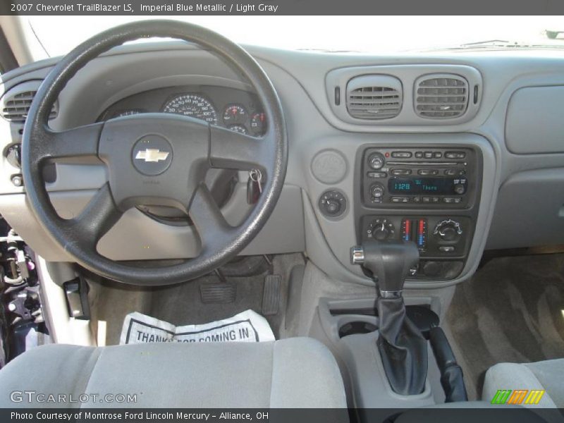 Imperial Blue Metallic / Light Gray 2007 Chevrolet TrailBlazer LS