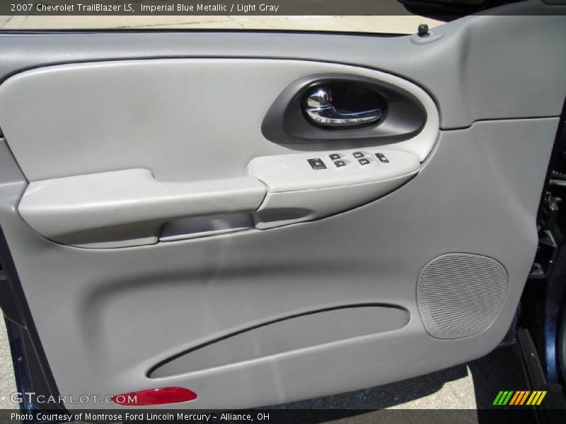 Imperial Blue Metallic / Light Gray 2007 Chevrolet TrailBlazer LS