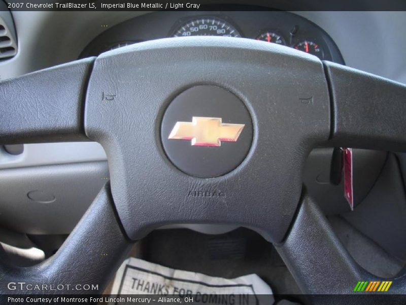 Imperial Blue Metallic / Light Gray 2007 Chevrolet TrailBlazer LS
