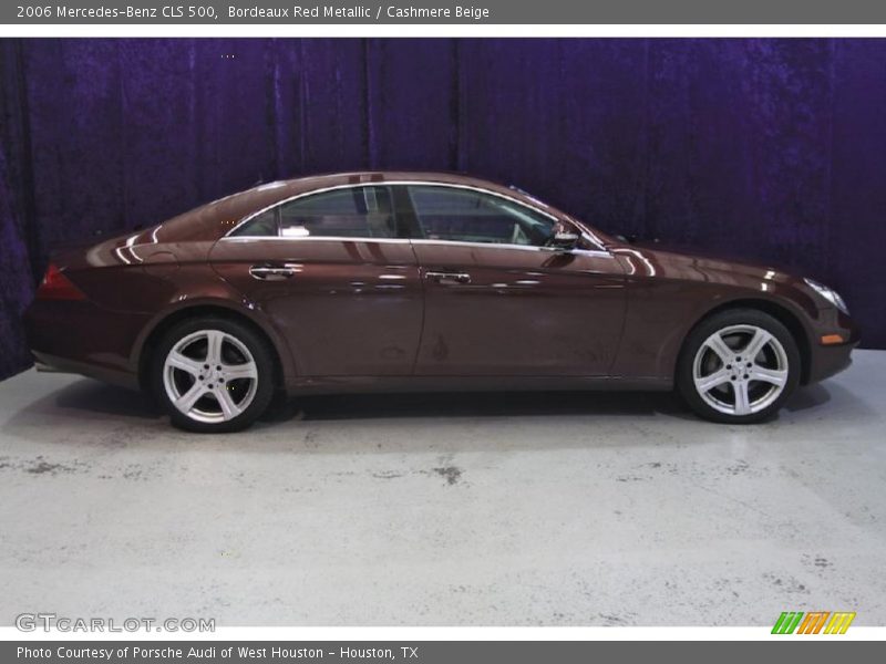 Bordeaux Red Metallic / Cashmere Beige 2006 Mercedes-Benz CLS 500
