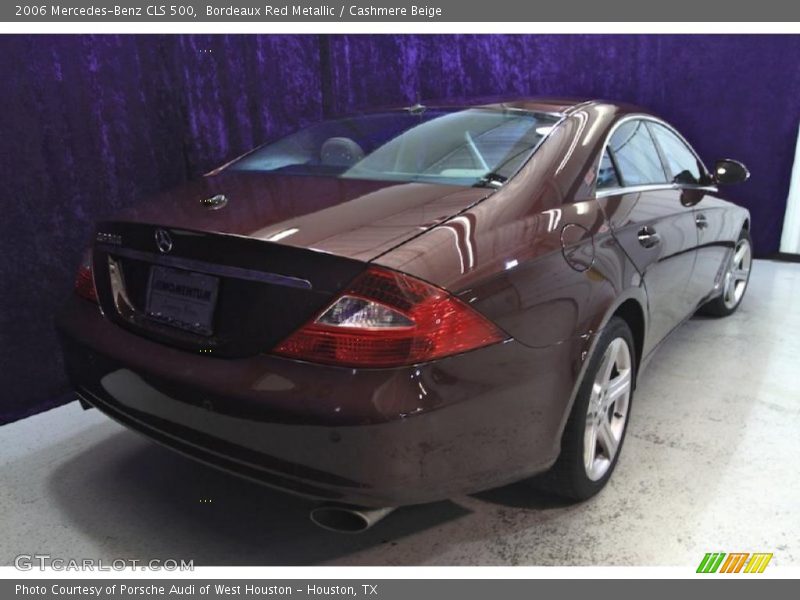 Bordeaux Red Metallic / Cashmere Beige 2006 Mercedes-Benz CLS 500