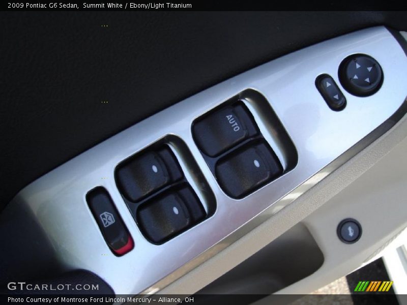 Summit White / Ebony/Light Titanium 2009 Pontiac G6 Sedan