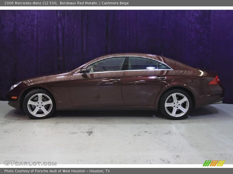 Bordeaux Red Metallic / Cashmere Beige 2006 Mercedes-Benz CLS 500