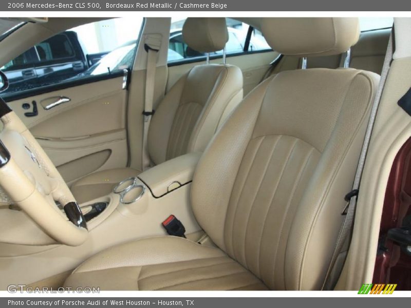 Bordeaux Red Metallic / Cashmere Beige 2006 Mercedes-Benz CLS 500