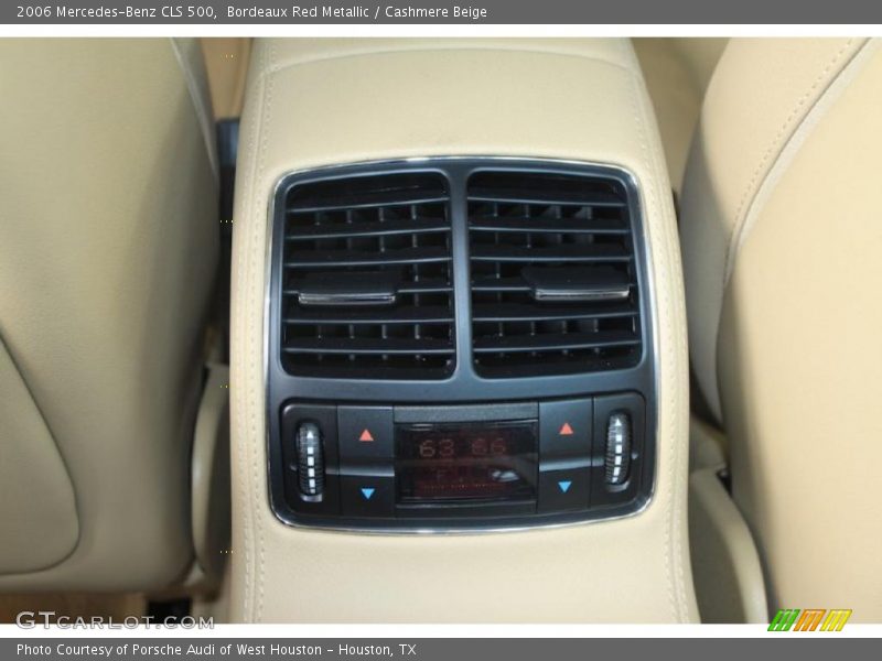 Bordeaux Red Metallic / Cashmere Beige 2006 Mercedes-Benz CLS 500