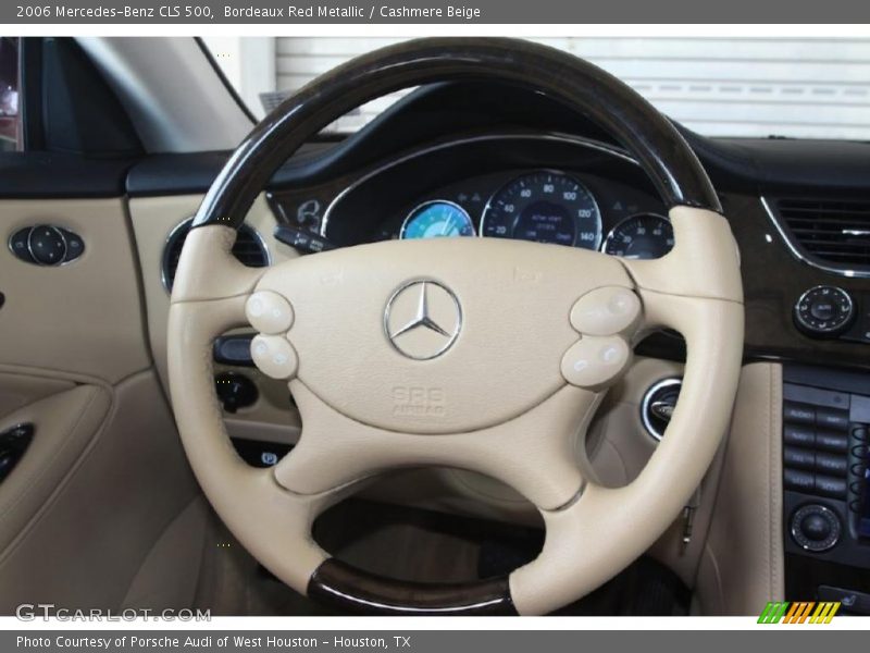 Bordeaux Red Metallic / Cashmere Beige 2006 Mercedes-Benz CLS 500
